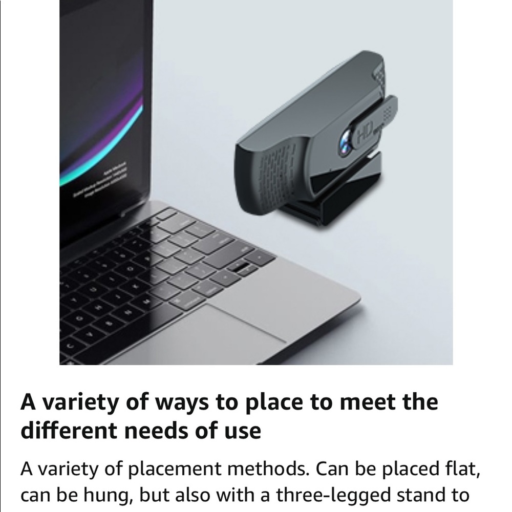 HD Webcam 1080, 95% noise reduction